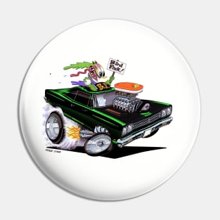 BIRD FINK 1969 Roadrunner Green Pin