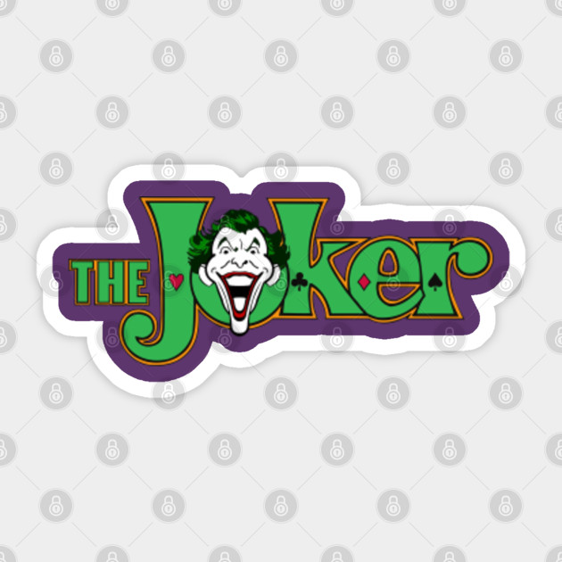 the Joker Retro Logo - Joker - Sticker | TeePublic