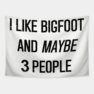 I Like Bigfoot And Maybe 3 People Tapestry