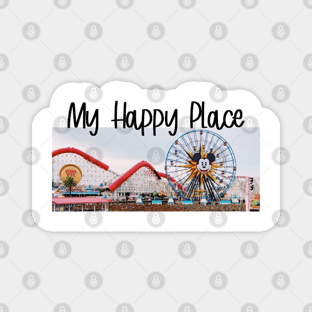 My Happy Place Magnet by WhenYouWishAdv