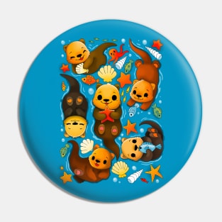 Otters Pin