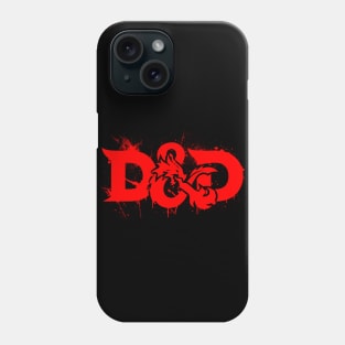 Dungeons & Dragons - Red Splats Phone Case