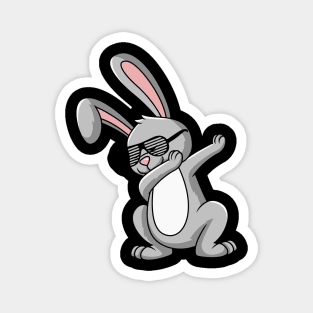 Dabbing Bunny Magnet