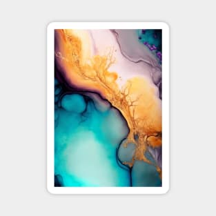 Sweet Splash - Abstract Alcohol Ink Resin Art Magnet