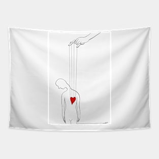 Heart strings Tapestry