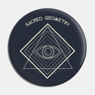 Sacred Geometry "Eye of Providence" Pin