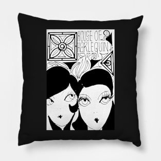 OP ART DESIGN MOD GIRLS ADVERT SIGN,,House of Harlequin Pillow