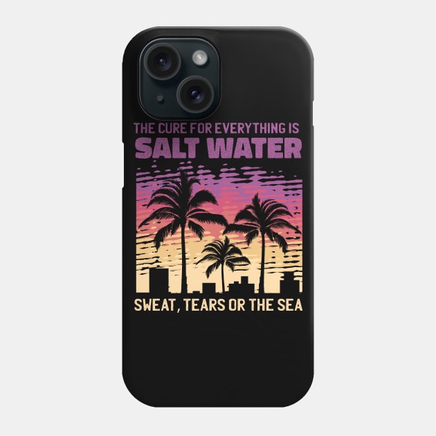 beach sunny summer quotes Phone Case by Midoart