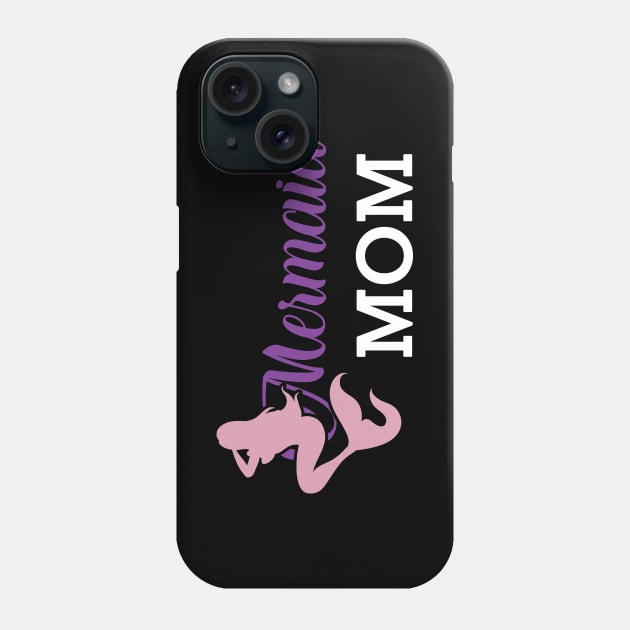 Mermaid Mom Phone Case by KC Happy Shop