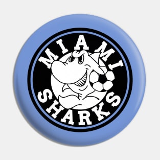 Defunct Miami Sharks ASL Soccer 1988 Pin