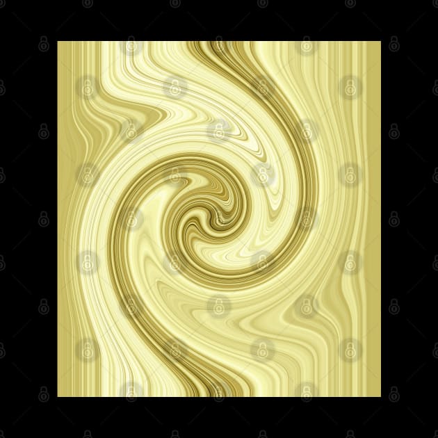 Molten gold swirls zen by hereswendy