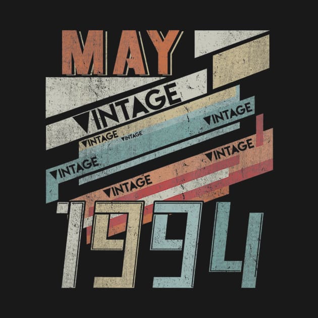 Born In MAY 1994 260th Years Old Retro Vintage Birthday by teudasfemales