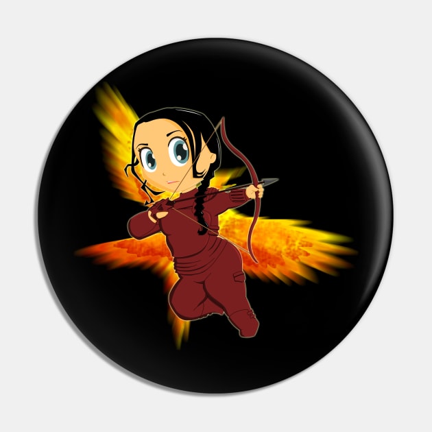 Chibi Katniss Pin by scoffin