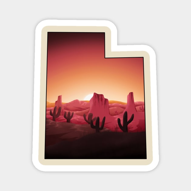 Utah Desert Magnet by LM Designs by DS