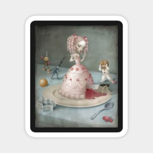 The pink skirt 2016 - Mark Ryden Magnet