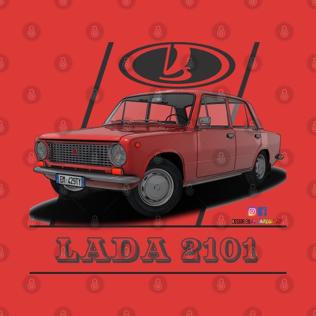 Lada 2101 1970 Red by PjesusArt