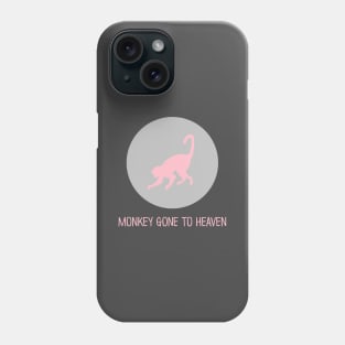 Monkey Gone To Heaven, pink Phone Case