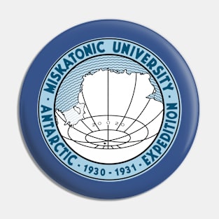 Miskatonic University Antarctic Expedition Logo Pin