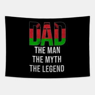 Malawian Dad The Man The Myth The Legend - Gift for Malawian Dad With Roots From Malawian Tapestry