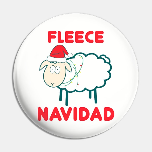 Fleece Navidad Christmas Shirt Pin by Rolfober