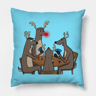 Reindeer Games Pillow