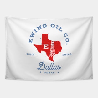 Ewing Oil Co. Est. 1930 - Dallas, Texas Tapestry