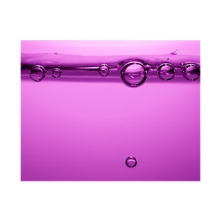 Glamour 014 violet liquid with bubbles T-Shirt