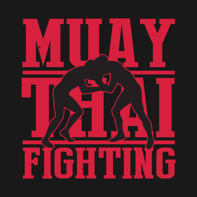 Muay thai fighting by nektarinchen