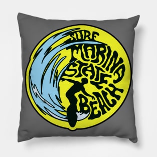 Surf Marina State Beach Pillow