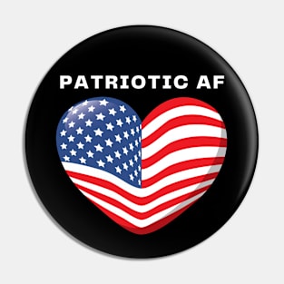 Patriotic AF Pin