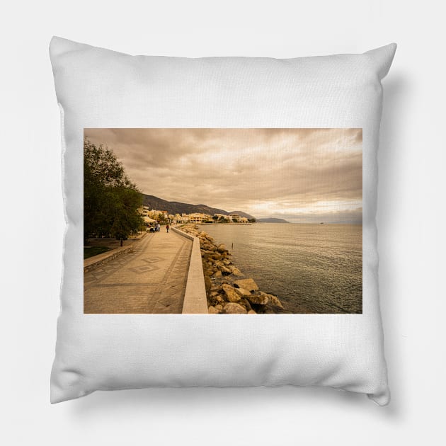 Scala of Mycenae Pillow by KensLensDesigns