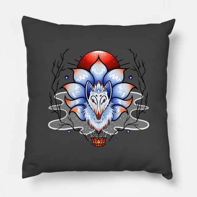 Kitsune Pillow by yeppep