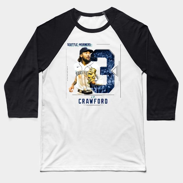 Rinkha J.P. Crawford Baseball Edit Mariners Long Sleeve T-Shirt