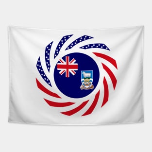 Falklands Islander American Multinational Patriot Flag Series Tapestry