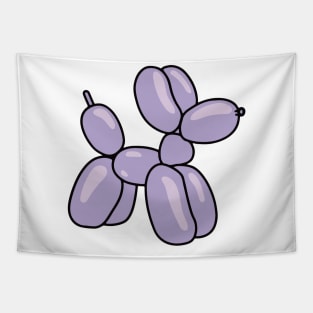 Cute Purple Balloon Animal Dog Tapestry