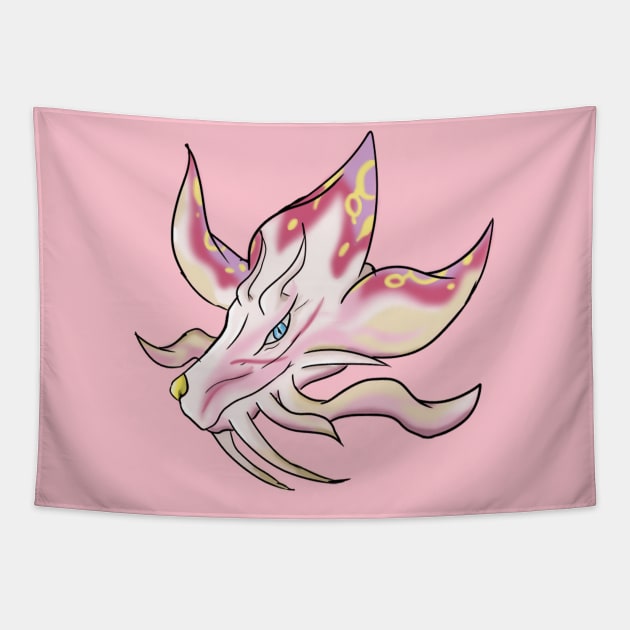 Mizutsune Headshot Tapestry by mtndew3301@gmail.com