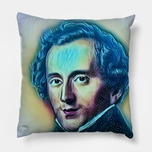 Felix Mendelssohn Portrait | Felix Mendelssohn Artwork 5 Pillow