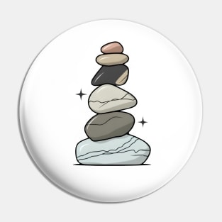 STONE ROCK BALANCING Pin