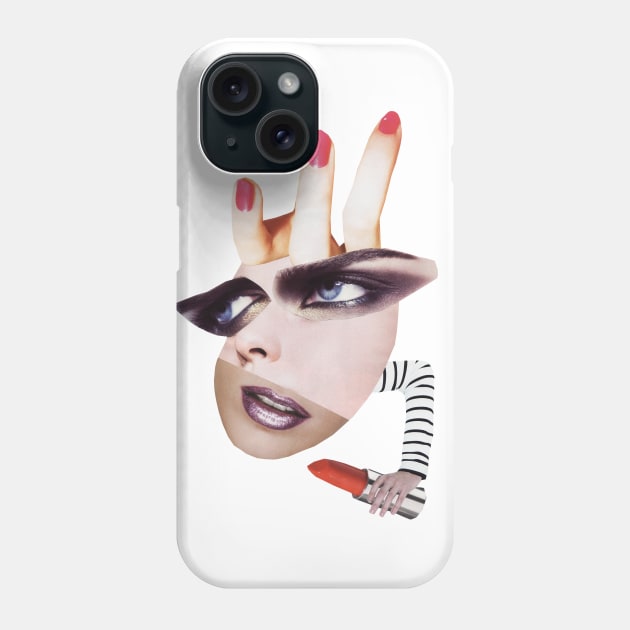 Make Up Queen Phone Case by Luca Mainini