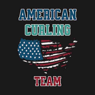 curl, curling ice, curling fan, curling stone, curling dad, curling, curling hobby, curling player, curling quote T-Shirt