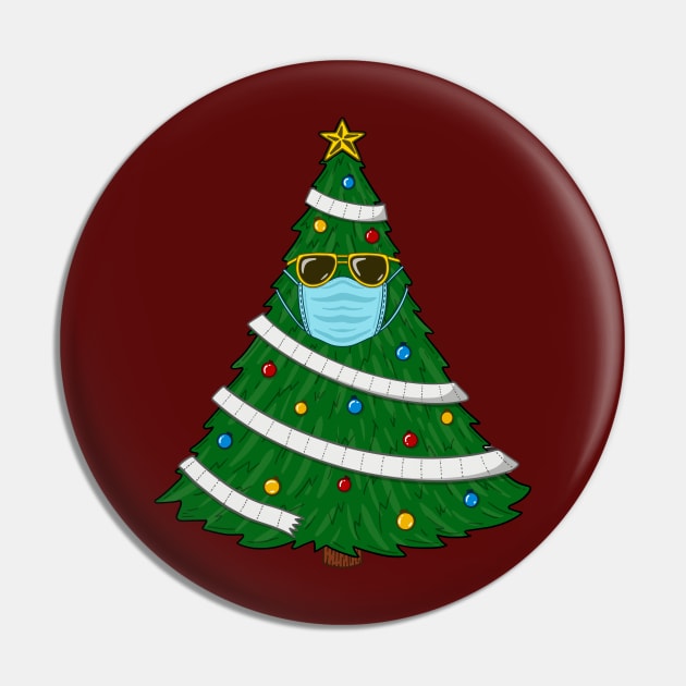 Covid Christmas - Mask Tree Pin by Ratatosk