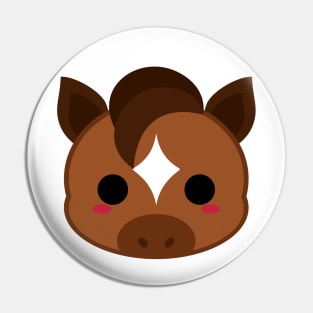 Cute Brown Pony Pin