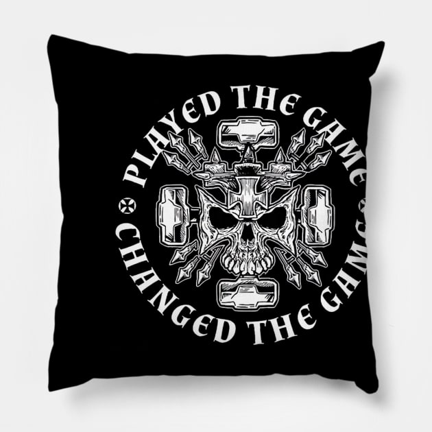 Triple H Played The Game Changed The Game Pillow by Holman