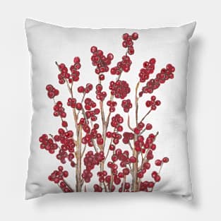 Red Berries Pillow
