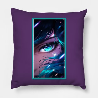 Anime Girl Eye | Quality Anime Artwork | Anime Aesthetic | Manga Anime Art Pillow