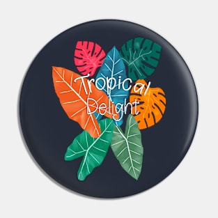 Colorful Tropical Pin