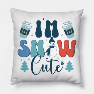 Im snow cute Pillow