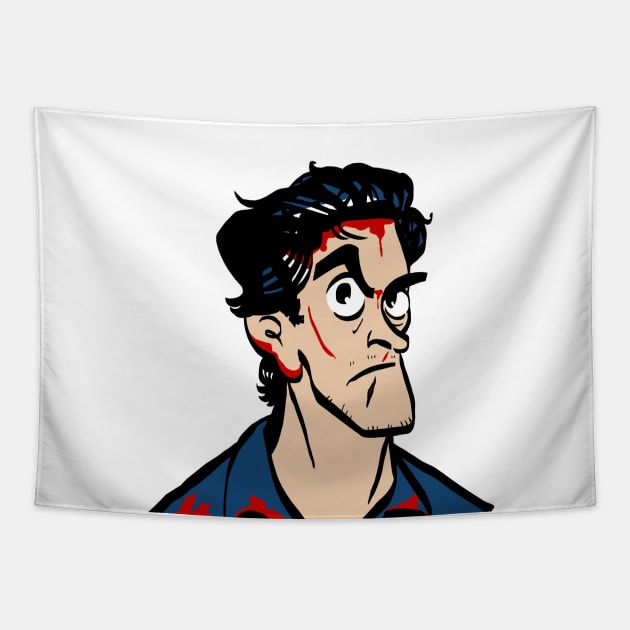 Evil Dead: Ash Tapestry by grrrenadine