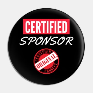 Certified Sponsor Alcoholic Recovery Pin