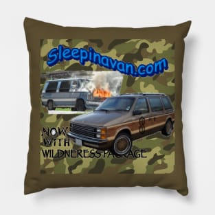 sleepinavan.com camo Pillow